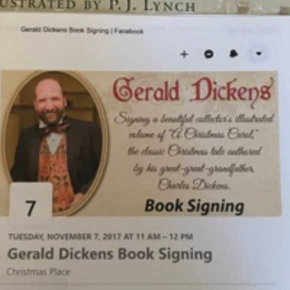 NWT Autographed "A Christmas Carol" Book - Picture 8 of 15
